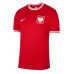 Maillot de foot Pologne Extérieur vêtements Monde 2022 Manches Courtes